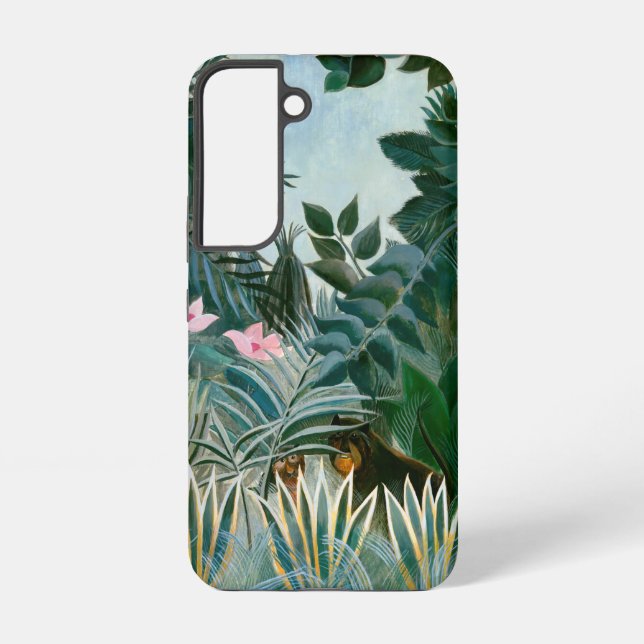 Coque Samsung Galaxy Henri Rousseau - La jungle équatoriale (Verso)