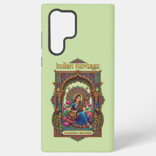 Coque Samsung Galaxy Héritage Indien : Musicien Classique Art de la Vee