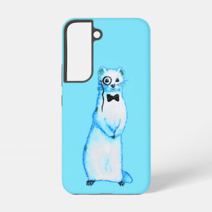Coque Samsung Galaxy Hermine blanche Art mignon de furet