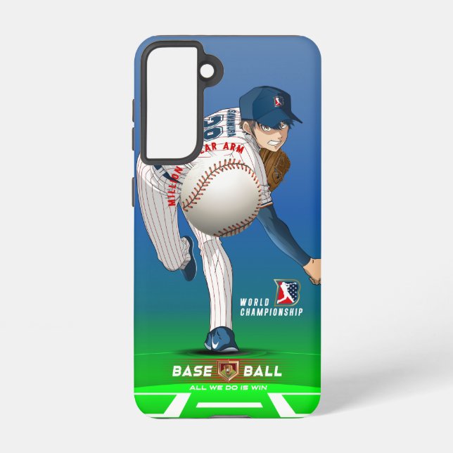 Coque Samsung Galaxy Héros de baseball avec bras de millions de dollars (Verso)