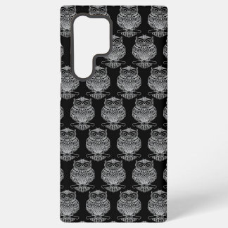 Coque Samsung Galaxy Hibou (noir) - Étui Samsung