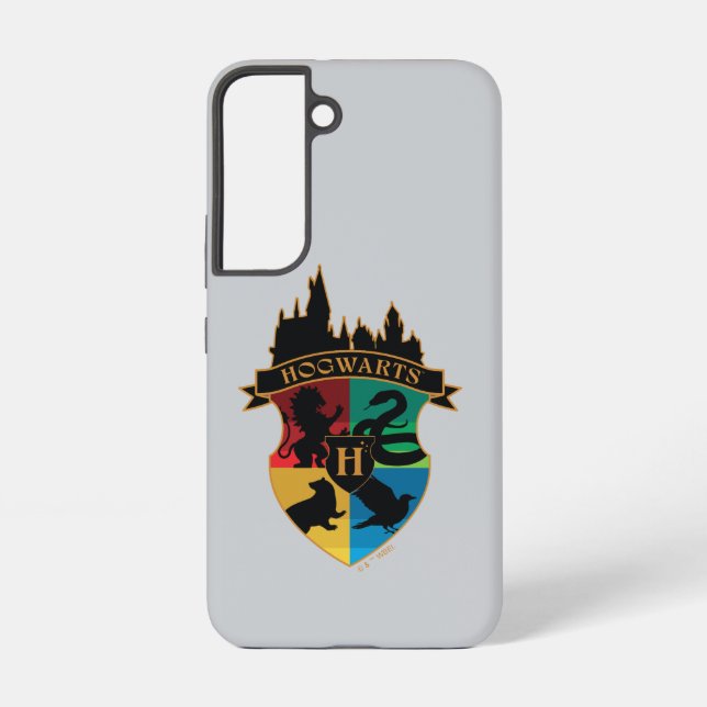 Coque Samsung Galaxy HoGWARTS™ Castle Crest House Insigne de fierté (Verso)
