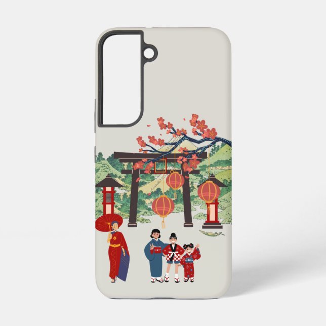 Coque Samsung Galaxy Holiday phone case (Verso)