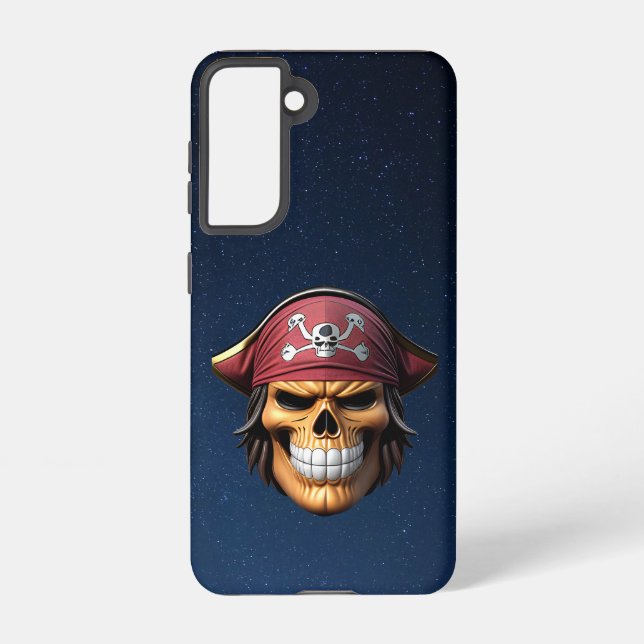 Coque Samsung Galaxy Housse téléphonique de Pirate sur le thème émoji (Verso)