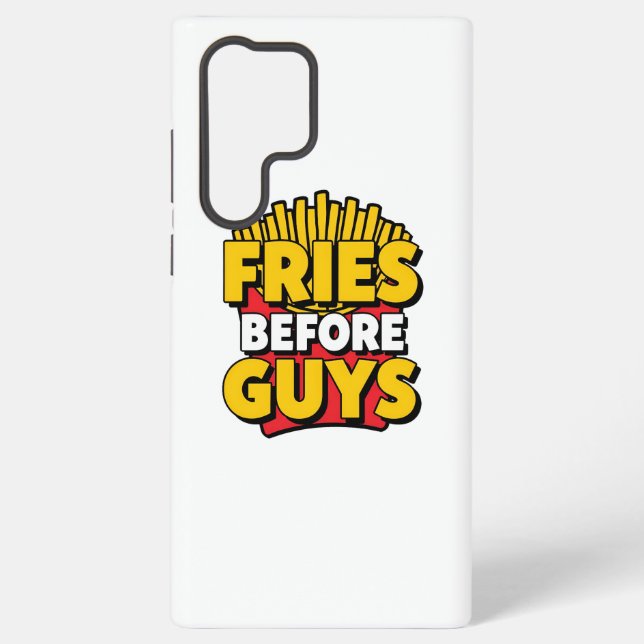Coque Samsung Galaxy Humorous French Fries for Foodies (Verso)