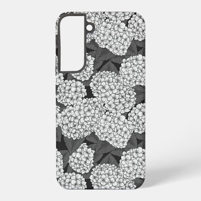 Coque Samsung Galaxy Hydrangea blanc (Verso)
