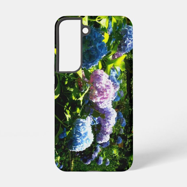 Coque Samsung Galaxy Hydrangea Garden Phone Case (Verso)