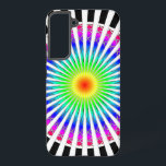Coque Samsung Galaxy Hypnotic Flower<br><div class="desc">An optical illusion with color</div>