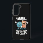 Coque Samsung Galaxy Ici Maintenant Retournez En Classe Infirmière Scol<br><div class="desc">Ici Maintenant Retournez En Classe Infirmière Scolaire Professionnel Médical</div>