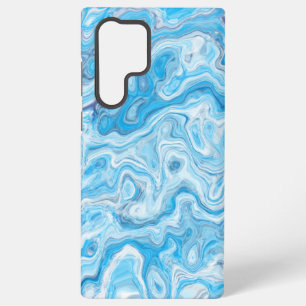 Coque Samsung Galaxy Icy Blue Colorful Abstrait Marbre Texture Liquide