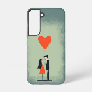 Coque Samsung Galaxy Illustration de couple adorable Samsung Coque