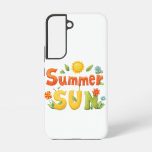 Coque Samsung Galaxy Illustration du soleil d'été