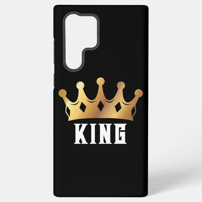 Coque Samsung Galaxy Illustration King Crown (Verso)