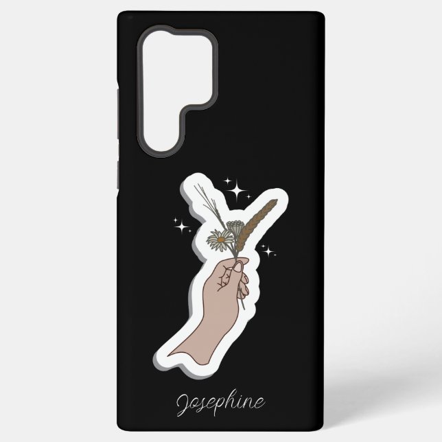 Coque Samsung Galaxy Illustration Nature & Simplicité (Verso)