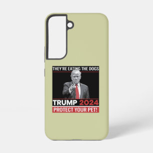 Coque Samsung Galaxy Ils mangent les chiens Trump 2024 Débat