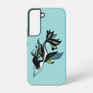 Coque Samsung Galaxy Imaginaire Océan bleu vert Sirène artistique