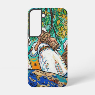 Coque Samsung Galaxy Impression d'art folklorique Amazigh Ahwash maroca