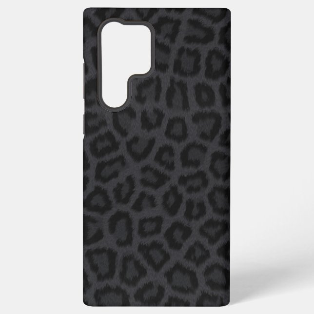 Coque Samsung Galaxy Impression de panthère noire (Verso)