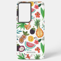 Impression fille de fruit tropical