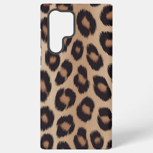 Coque Samsung Galaxy Imprimé Animal Classique Léopard Brun Guépard