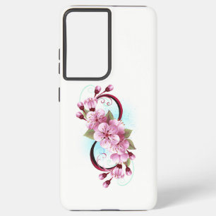 Coque Samsung Galaxy Infinité avec les fleurs Sakura