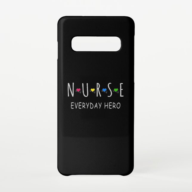 Coque Samsung Galaxy Infirmière héros du quotidien (Dos)