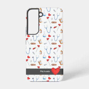 Coque Samsung Galaxy Infirmière Motif Médicale simple