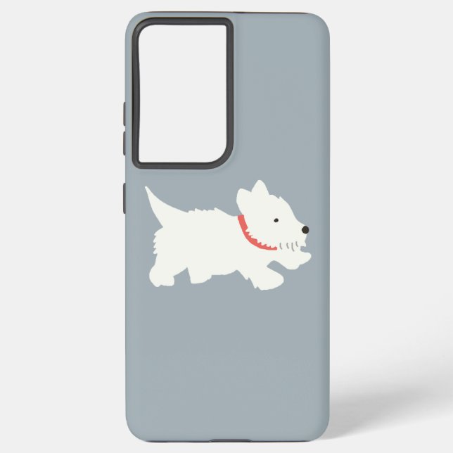 Coque Samsung Galaxy Izzie Le Westie (Verso)