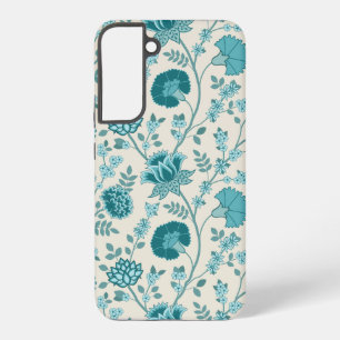 Coque Samsung Galaxy Jacobean Floral Big Motif Tee sur Crème
