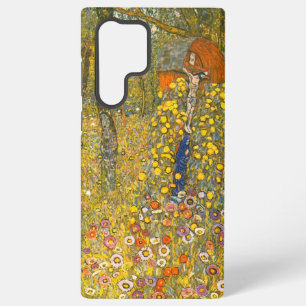 Coque Samsung Galaxy Jardin agricole Gustav Klimt avec Crucifix