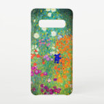 Coque Samsung Galaxy S10 Jardin aux fleurs Gustav Klimt<br><div class="desc">Coque Samsung Galaxy avec peinture à l’huile de Gustav Klimt Jardin aux fleurs (1906). Un beau jardin de fleurs violettes,  rouges,  blanches,  bleues et oranges. Un grand cadeau pour les amateurs d'art Art Nouveau et autrichien.</div>