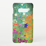 Coque Samsung Galaxy S10E Jardin aux fleurs Gustav Klimt<br><div class="desc">Coque Samsung Galaxy avec peinture à l’huile de Gustav Klimt Jardin aux fleurs (1906). Un beau jardin de fleurs violettes,  rouges,  blanches,  bleues et oranges. Un grand cadeau pour les amateurs d'art Art Nouveau et autrichien.</div>