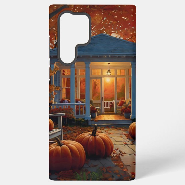Coque Samsung Galaxy Jardin d'automne (Verso)