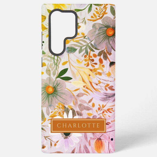 Coque Samsung Galaxy Jardin de cottage d'automne (Verso)