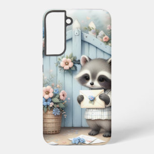 Coque Samsung Galaxy Jardin de lettres du raton laveur pastel