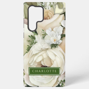 Coque Samsung Galaxy Jardin Floral de Roses en Fleurs