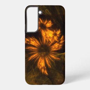 Coque Samsung Galaxy Jardin Mystique Or Abstrait Art Fractal