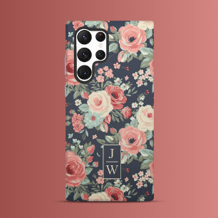 Coque Samsung Galaxy Jardin Rose Dusky