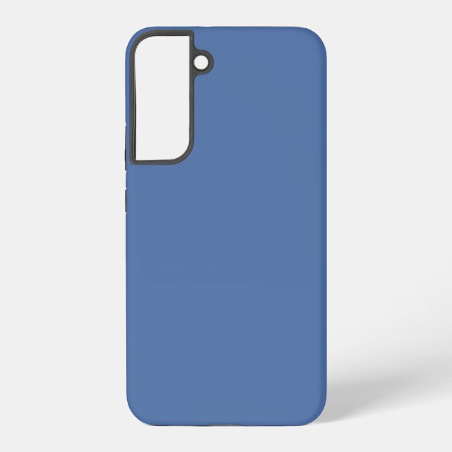 Coque Samsung Galaxy Jaune bleu (couleur solide) (Verso)
