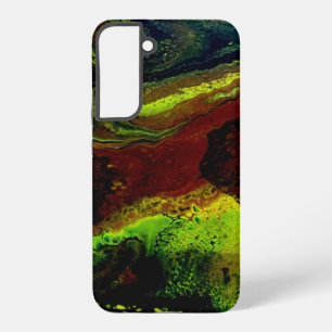 Coque Samsung Galaxy Jaune vert versant