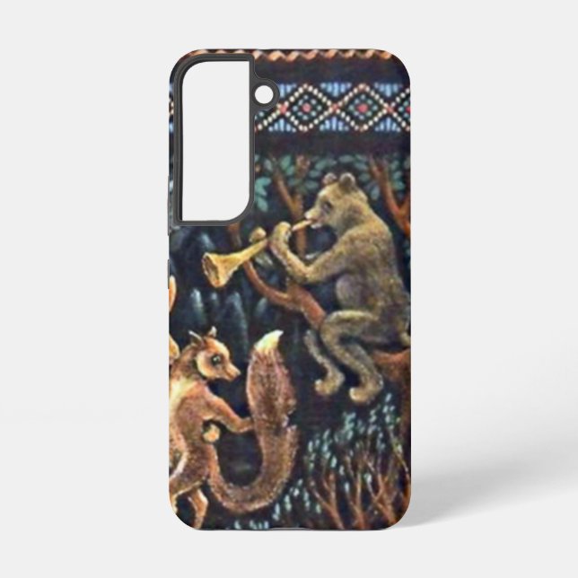 Coque Samsung Galaxy Jazep Drazdovic - Ours avec Violi (Verso)