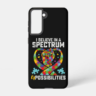 Coque Samsung Galaxy Je Crois En Un Spectre De Possibilités Autisme