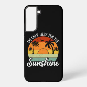 Coque Samsung Galaxy Je ne suis ici que pour le soleil, vibrations esti