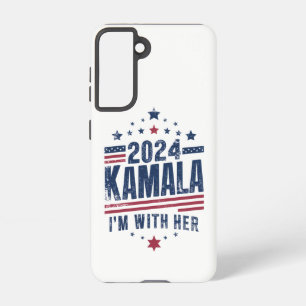 Coque Samsung Galaxy Je suis avec son vote Kamala pour 2024 Kamala-Harr