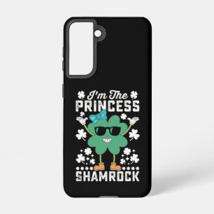 Coque Samsung Galaxy Je suis La Princesse Shamrock St Patrick's Day Iri