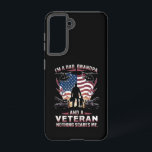 Coque Samsung Galaxy Je suis papa grand-père et vétéran de la fête des<br><div class="desc">Je suis papa grand-père et vétéran de la fête des pères vétéran</div>