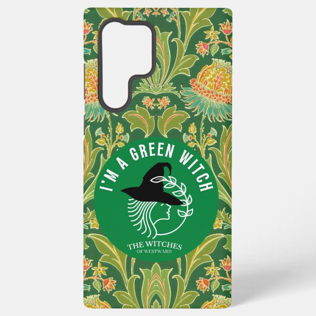 Coque Samsung Galaxy Je suis une sorcière verte ! (Verso)