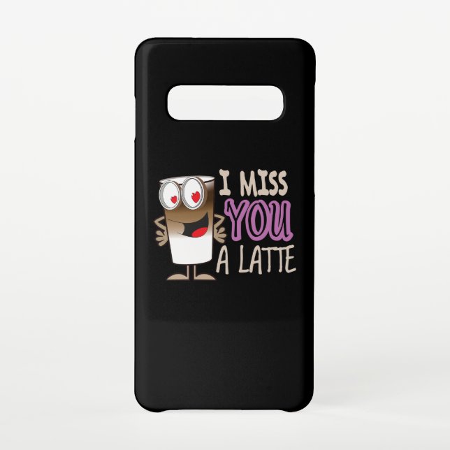 Coque Samsung Galaxy Je te manque une latte (Dos)