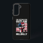 Coque Samsung Galaxy Je vote pour l'hors-la-loi et le Hillbilly 2024 U<br><div class="desc">Je vote pour le hors-la-loi et le drapeau américain Hillbilly 2024</div>