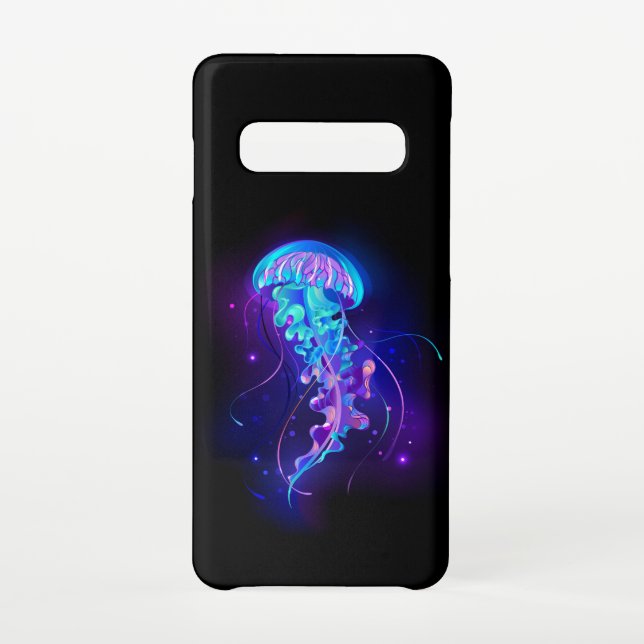 Coque Samsung Galaxy Jellyfish éclatante couleur (Dos)